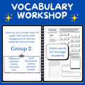 Advanced Vocabulary Unit / Upper-Level Word Study & Activities / Group 2