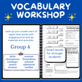 Advanced Vocabulary Unit / Upper-Level Word Study & Activities / Group 4