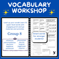 Advanced Vocabulary Unit / Upper-Level Word Study & Activities / Group 8